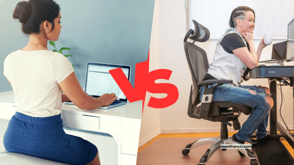 Posture Power Yoga Ball Chair vs. Ergo Chair Benefits (2023)